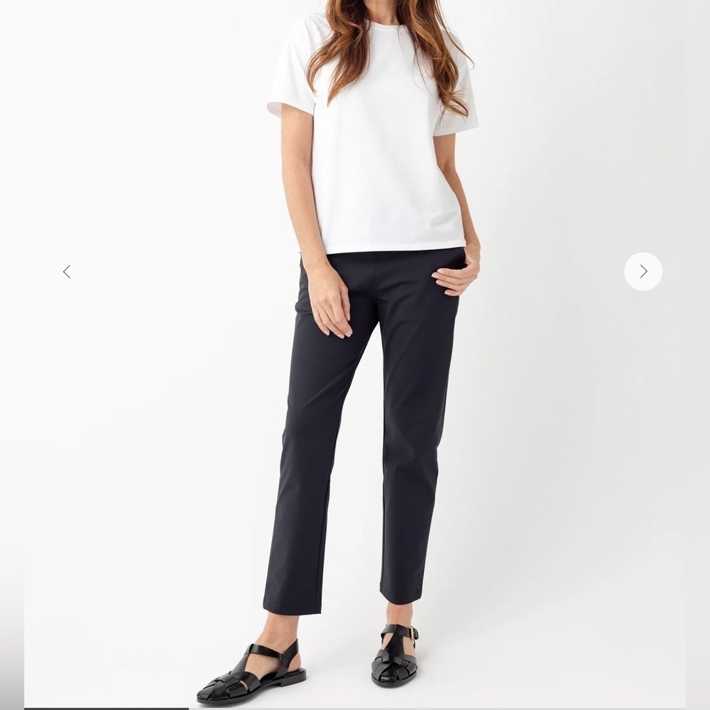 NWT Cozy Earth Women's Always Cropped Pant in Jet‎ Black Size XXL